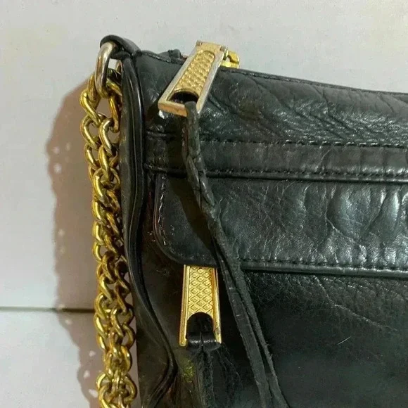 Rebecca Minkoff black leather satchel handbag - Picture 12 of 12